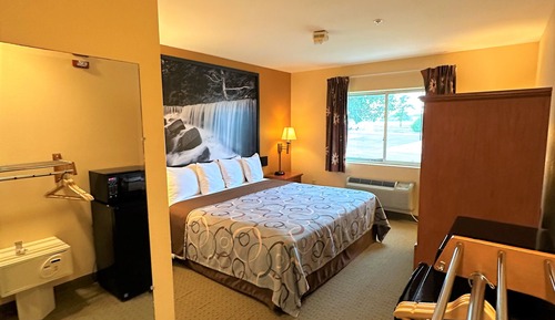 Chambre Standard, 1 très grand lit, accessible aux personnes à mobilité réduite