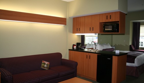 Chambre Standard, 1 grand lit, coin cuisine