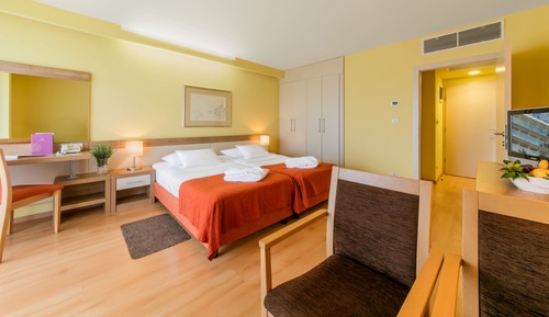 Chambre Premium avec lits jumeaux, balcon, vue mer