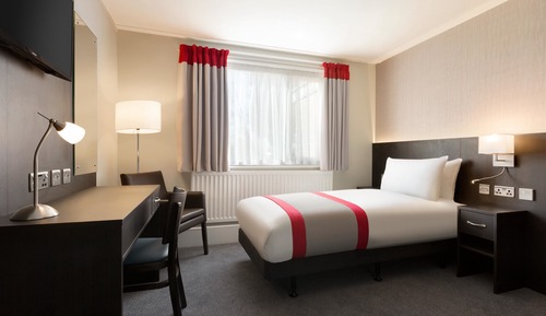 Chambre, 1 lit une place, non-fumeurs (Mobility/Hearing, Roll-In Shower)