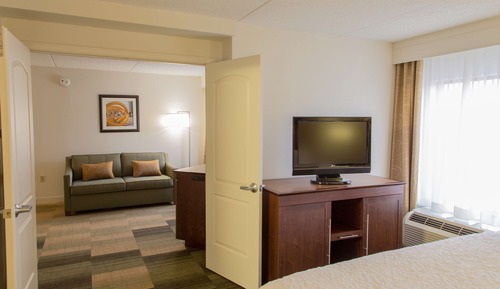 Chambre, 1 très grand lit, accessible aux personnes à mobilité réduite, non-fumeurs (Roll-in Shower)