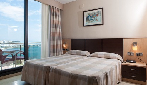 Chambre Double, vue partielle sur l'océan (2 adultos + 1 niño)