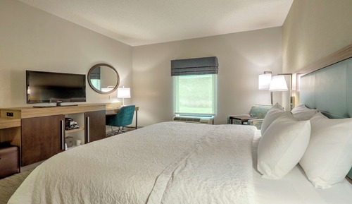 Chambre, 1 très grand lit, accessible aux personnes à mobilité réduite, non-fumeurs