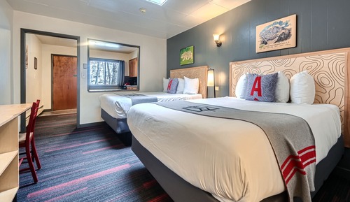 Chambre Standard, 2 grands lits, cuisine