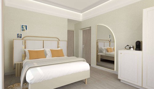 Chambre Confort, 1 grand lit, non-fumeurs, vue mer (Twin bed on request)