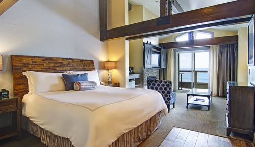 Suite Premium, 1 très grand lit, vue océan (Point Reyes)