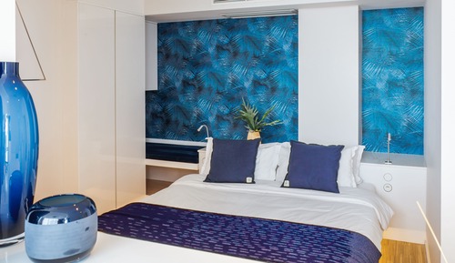 Penthouse Deluxe, 1 lit double, non-fumeurs, vue ville (Single Use)