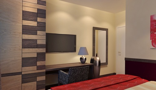 Chambre Supérieure, 2 lits une place, baignoire