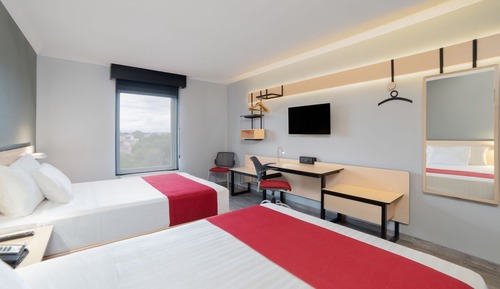 Chambre, 2 lits doubles, non-fumeurs