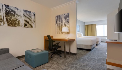 Suite, 1 très grand lit et 1 canapé-lit (Mobility/Hearing Access, Roll-In Shwr)