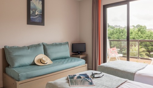 Appartement 5 personnes - 1 chambre - Terrasse ou balcon - Vue mer