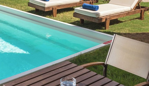 Chambre Quadruple, piscine privée