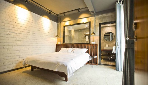Chambre Double, balcon