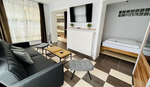 Appartement, salle de bains attenante (Erdgeschoss)