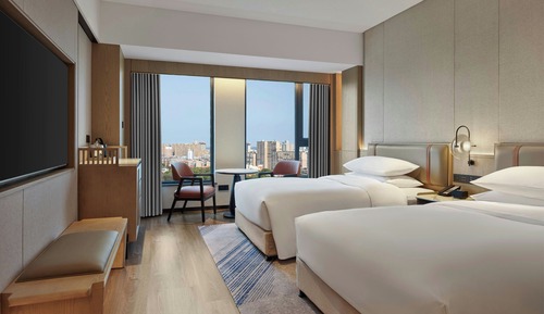 Chambre Deluxe, 2 lits doubles, vue ville