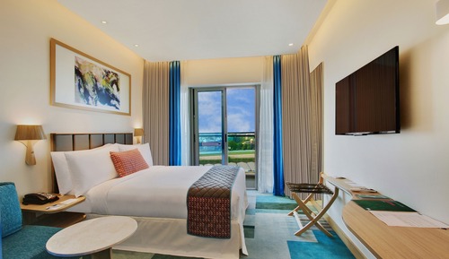 Chambre Standard, 1 grand lit, fumeurs (Turf View)