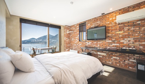 Chambre Double Deluxe, 1 lit double, en front de plage