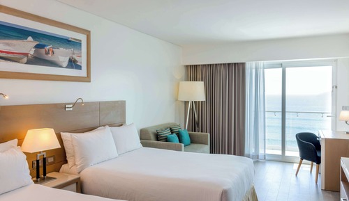 Chambre Deluxe, 2 lits doubles, en front de mer