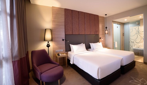Chambre Supérieure, 2 lits une place, niveau Exécutif