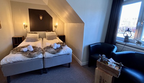 Chambre avec lits jumeaux