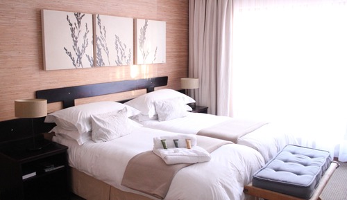 Chambre avec lits jumeaux