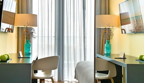 Chambre Deluxe avec lits jumeaux, vue mer