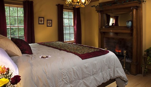 Chambre, salle de bains privée (Timber Trails)