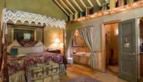 Cabane Classique, 1 très grand lit, baignoire à jets (France)