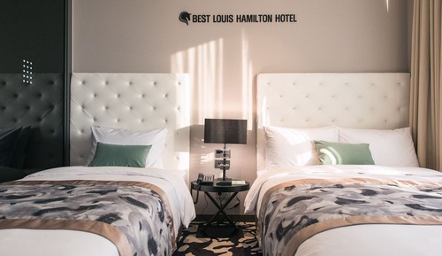 Chambre Deluxe avec lits jumeaux (Double + Single)