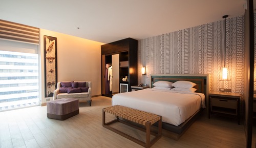 Chambre, 1 très grand lit (Atrium View)