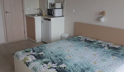 Studio Standard, balcon, vue mer