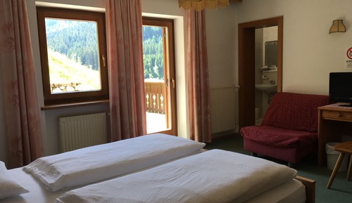 Chambre Double, balcon