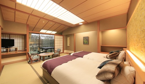 Chambre Tradition avec lits jumeaux (Japanese Style)
