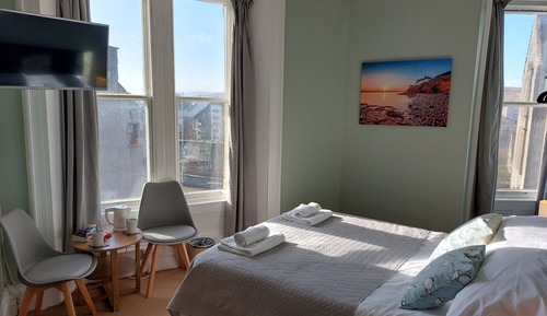 Chambre Double, baignoire