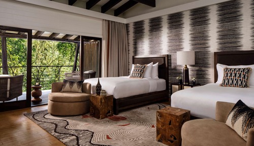 Chambre, 2 grands lits (Canopy Treehouse)