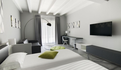 Suite Junior, balcon, vue jardin