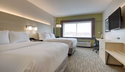 Chambre Standard, 2 grands lits, accessible aux personnes à mobilité réduite (Mobility, Access Tub)