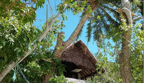 Bungalow, salle de bains attenante