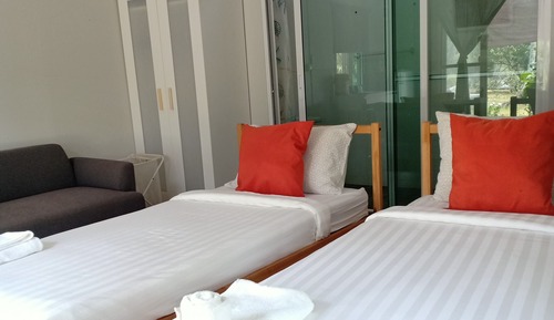 Chambre avec lits jumeaux