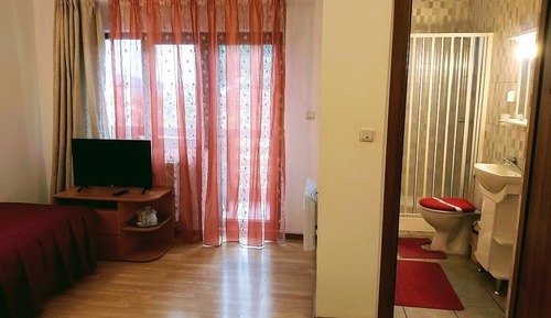 Chambre Double Économique pour 1 personne, dortoir mixte, vue jardin