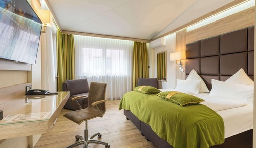 Chambre Confort, 2 lits une place (with Two Single SofaBeds;Comfort Plus)