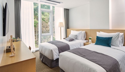 Chambre Standard avec lits jumeaux (Rear Side)