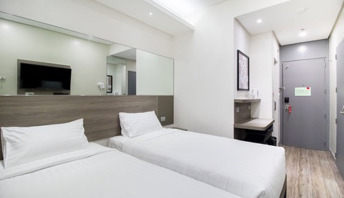 Chambre avec lits jumeaux