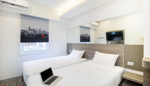 Chambre avec lits jumeaux