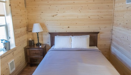 Cabane Premium, patio, vue montagne