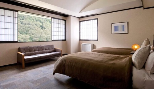 Chambre avec lits jumeaux, salle de bains privée (Main Bldg)