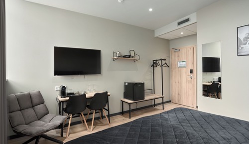 Chambre Deluxe, 1 grand lit, rez-de-chaussée