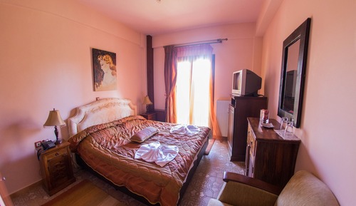 Chambre Double, balcon, vue lac