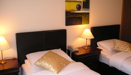 Chambre avec lits jumeaux