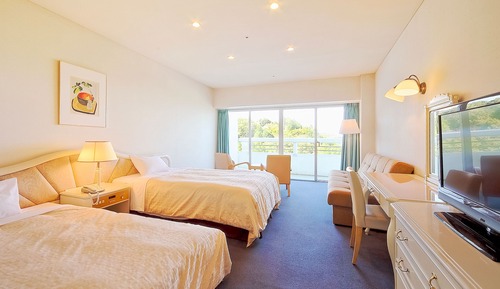 Chambre Standard avec lits jumeaux, non-fumeurs (4 persons, Indoor Bath)